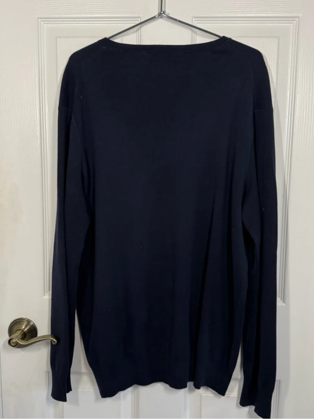 Navy Polo Ralph Lauren V Neck Long Sleeve